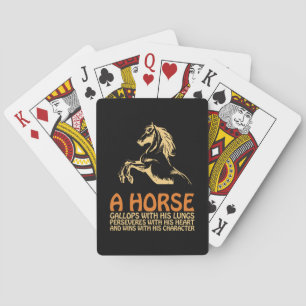 Jeu De Cartes Horse Art A Horse Gallops
