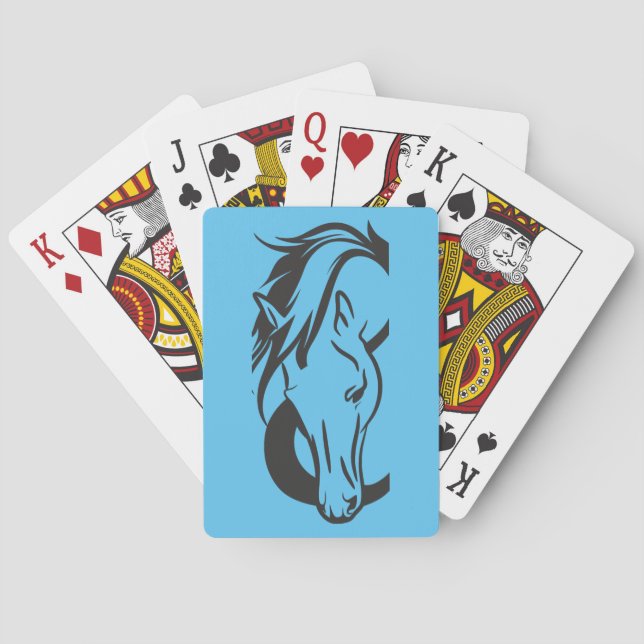 Jeu De Cartes Horse Classic Playing Cartes (dos)