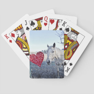 Jeu De Cartes HORSE coeur Valentine