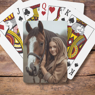 Jeu De Cartes Horse Lover Photo Lecture Cartes Stocker Stuffer