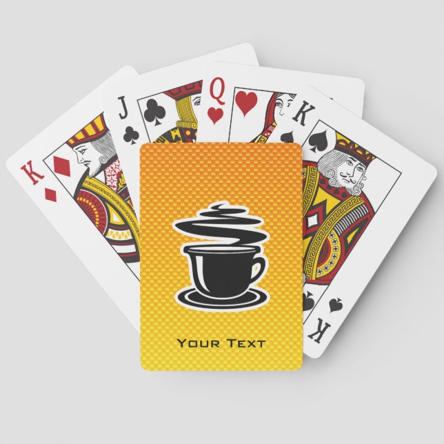 Jeu De Cartes Hot Coffee; Yellow Orange (dos)