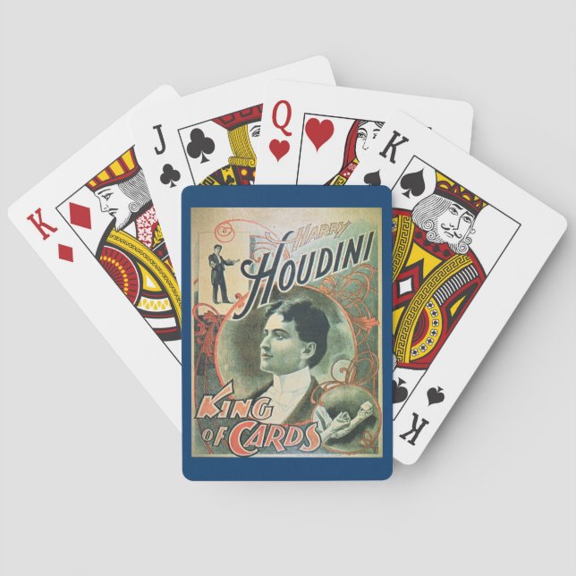 Jeu De Cartes Houdini jouant aux cartes (dos)