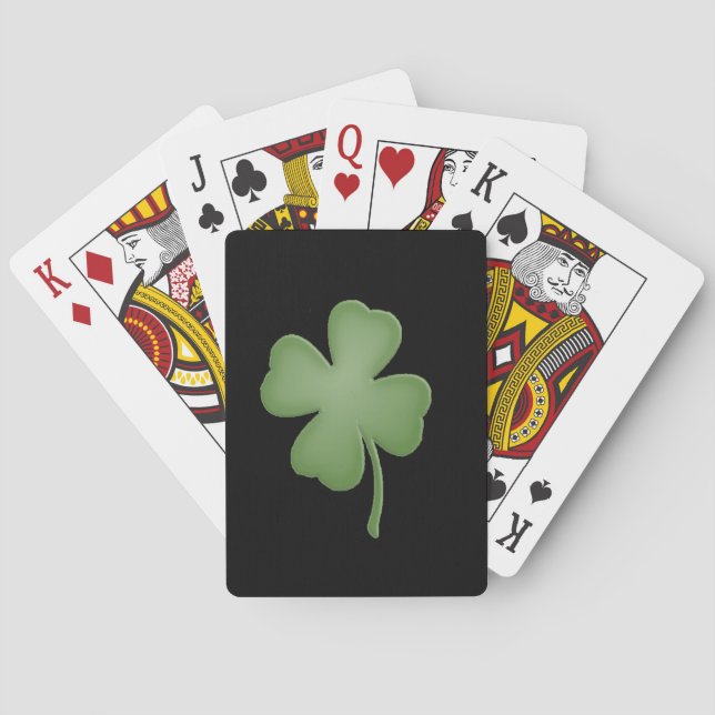 Jeu De Cartes Housse à quatre feuilles (dos)