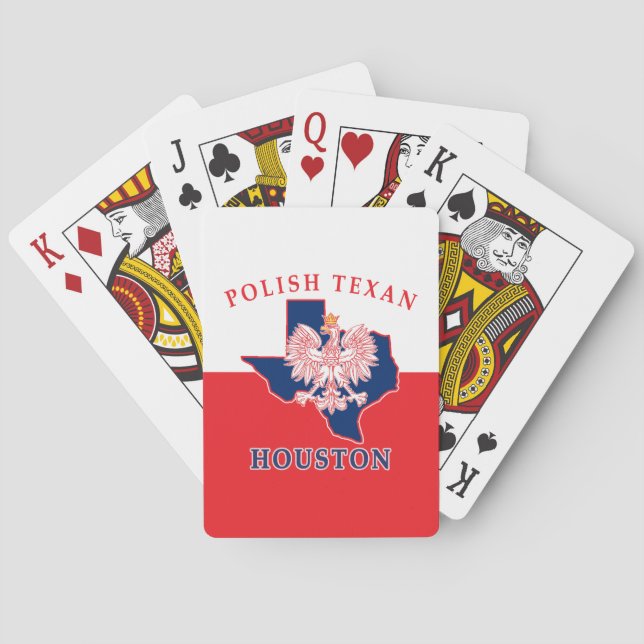 Jeu De Cartes Houston Polish Texan (dos)