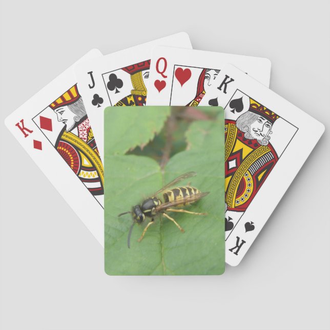 Jeu De Cartes Hoverfly on a Leaf Jouer des cartes (dos)