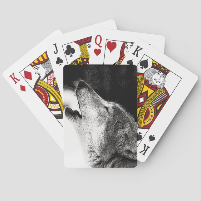 Jeu De Cartes Howling Wolf (dos)