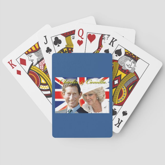 Jeu De Cartes HRH Prince Charles et HRH Duchess of Cornwall (dos)