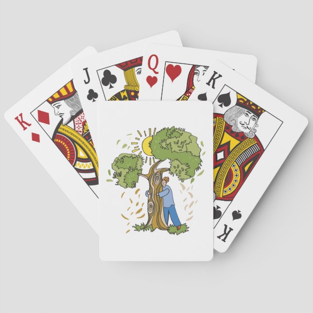 Jeu De Cartes Hugger d'arbre (dos)