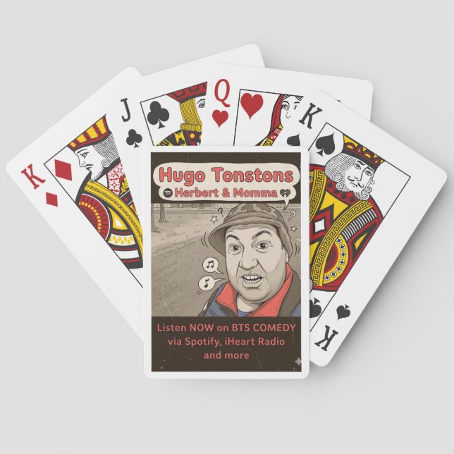 Jeu De Cartes Hugo Tonstons, Herbert et Maman (dos)