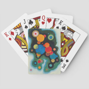Jeu De Cartes Huile Abstraite impulsive renforcée sur toile Kand