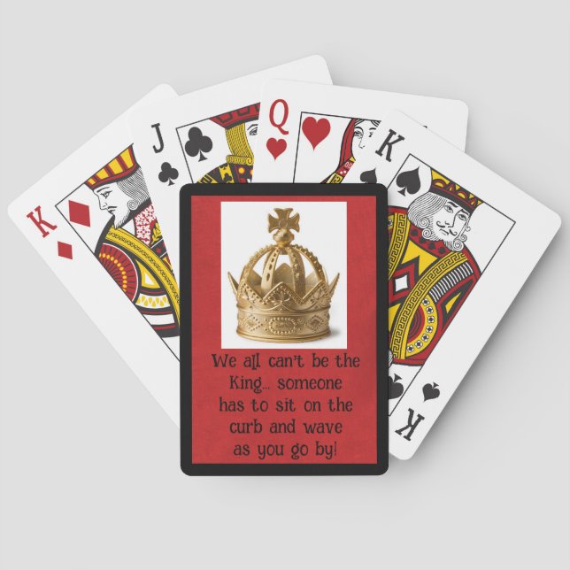 Jeu De Cartes Humoristique King Classic Playing Cards (dos)
