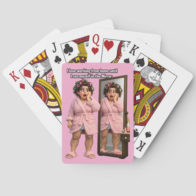 Jeu De Cartes Humour de travail à domicile (dos)