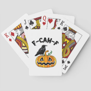 Jeu De Cartes Humour gothique drôle de corbeau F-Caw-F essentiel