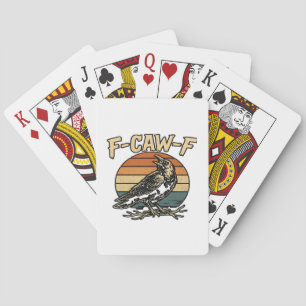 Jeu De Cartes Humour Style Gothique F Croassement F Drôle Corbea