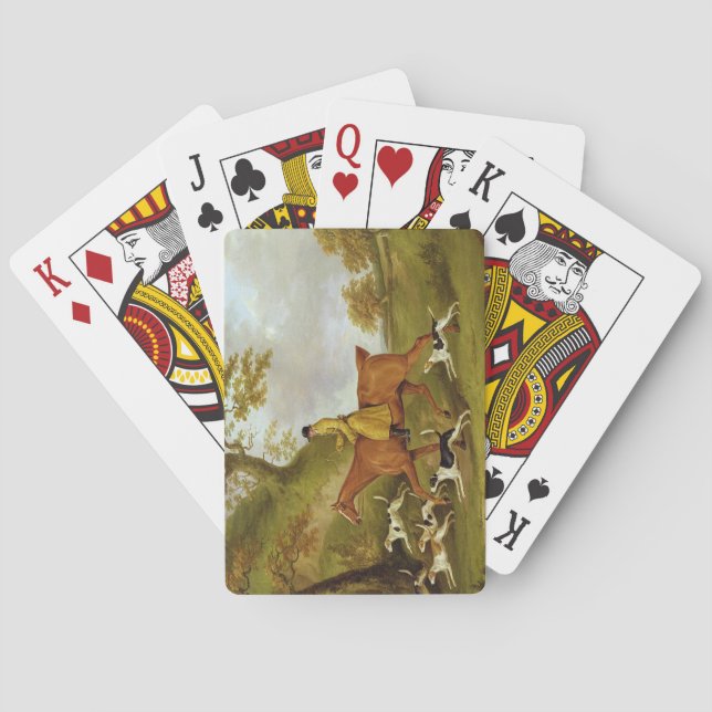 Jeu De Cartes Huntsman and Hounds, 1809 (dos)