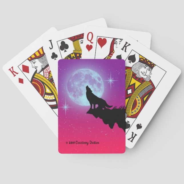 Jeu De Cartes Hurlement à la lune (dos)