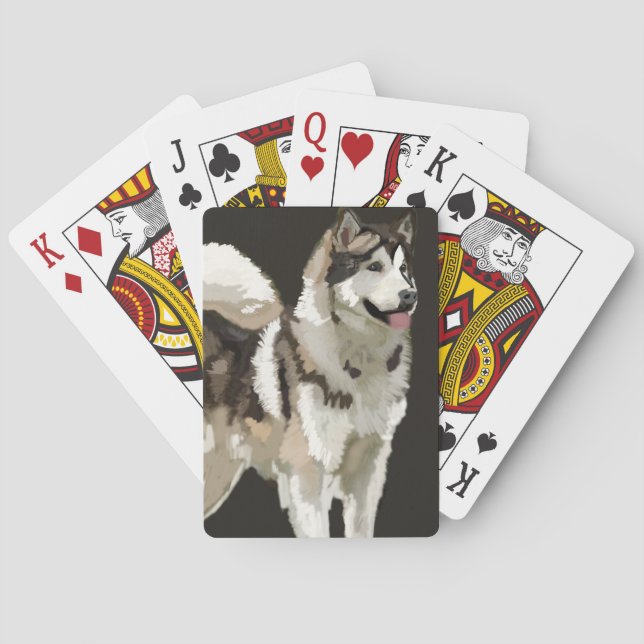 Jeu De Cartes Husky Chig Classic Jouer aux cartes (dos)