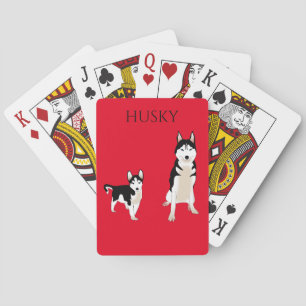 Jeu De Cartes Husky joue aux cartes.