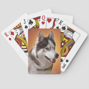 Jeu De Cartes Husky Jouer Cartes Personnalisez Les Cartes De Chi