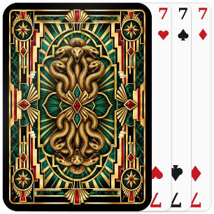Jeu De Cartes Hydra, Art Déco Mythique