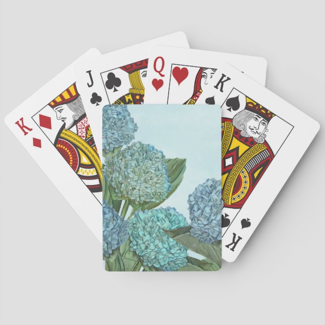 Jeu De Cartes Hydrangée bleue (dos)
