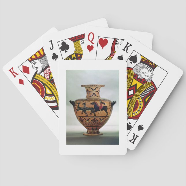 Jeu De Cartes Hydrie à figures noires étrusco-ionienne représent (dos)