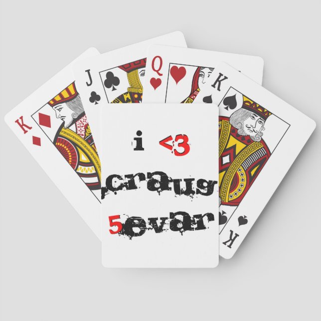 Jeu De Cartes I <3 Craug 5evar (dos)