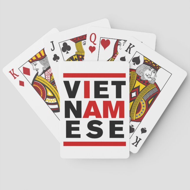 JEU DE CARTES I AM VIETNAMESE (dos)