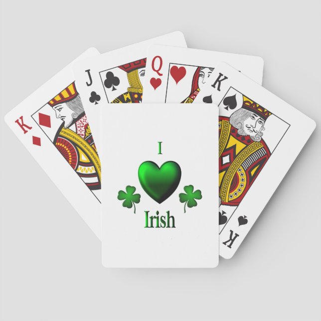 Jeu De Cartes I Heart Irish (dos)