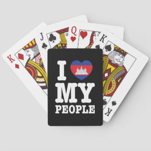 Jeu De Cartes I Heart (Love) My Khmer People