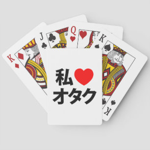 Jeu De Cartes I Heart [Love] Otaku ~ Geek japonais