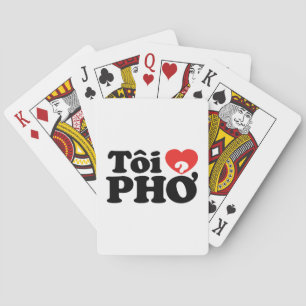 Jeu De Cartes I Heart (Love) Pho (Tôi PHỞ)