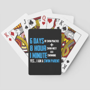 Jeu De Cartes I Love Baignade - Conception Parente de nage