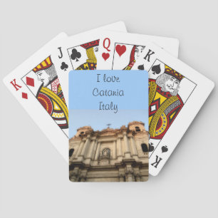 Jeu De Cartes I Love Catania Italie