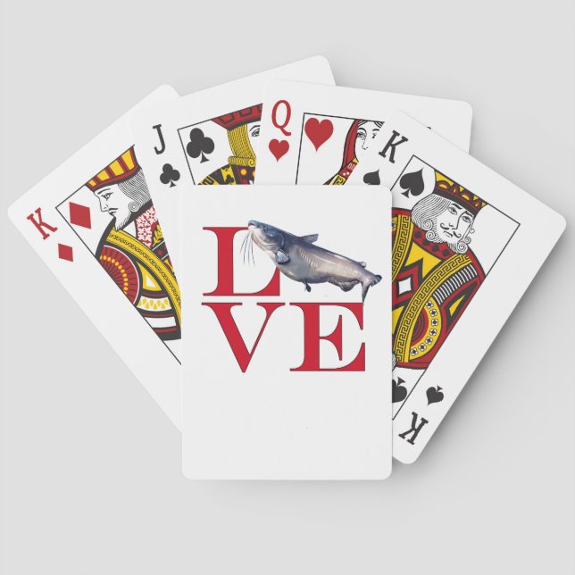 Jeu De Cartes I Love Catfish (dos)