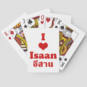 Jeu De Cartes I Love (Coeur) Isaan