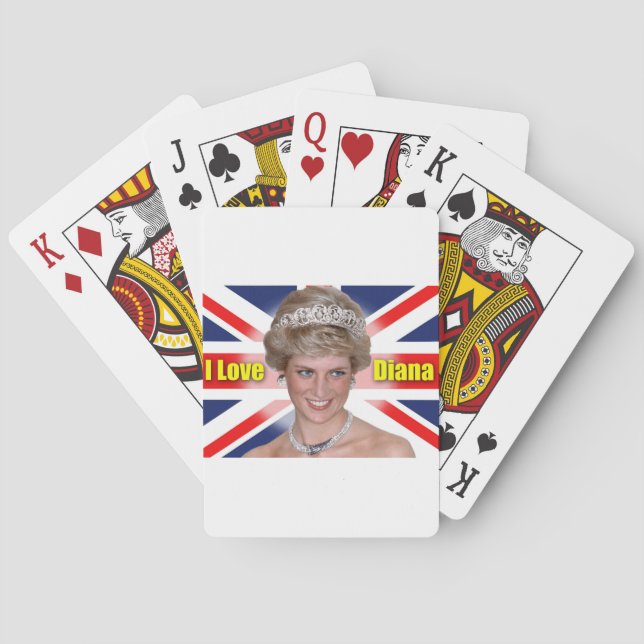 Jeu De Cartes 'I Love Diana' HRH Princess Diana (dos)