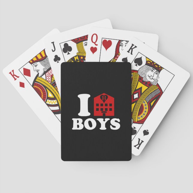 Jeu De Cartes I Love Hotel Boys (dos)