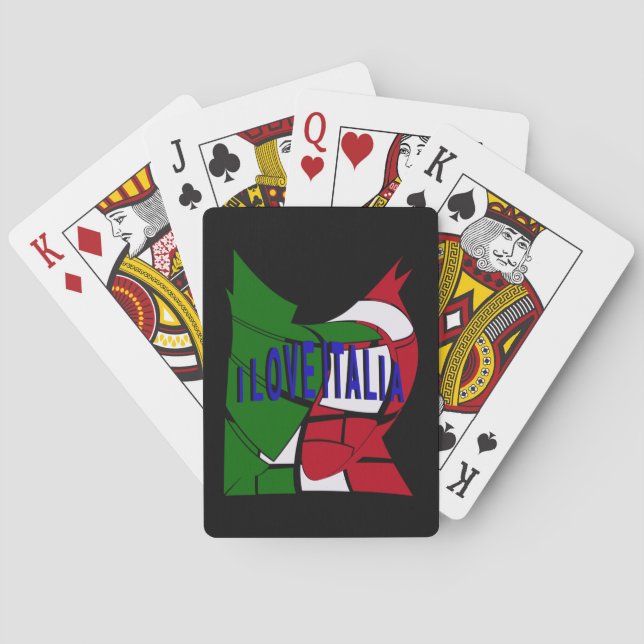 Jeu De Cartes I Love Italia (dos)