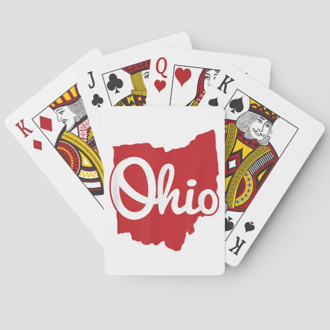 Jeu De Cartes I love My Ohio Home Script Ohio (dos)