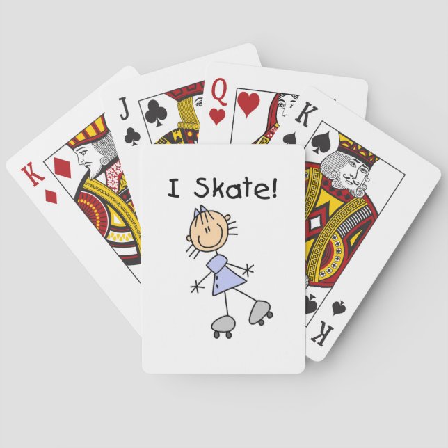 Jeu De Cartes I Patinage - Patinage à rouleaux pour filles (dos)