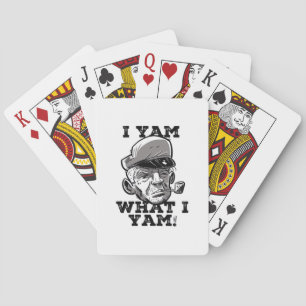 Jeu De Cartes I Yam What I Yam Classic Meme Design
