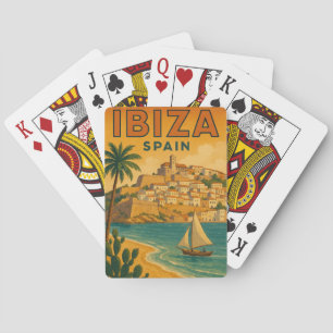 Jeu De Cartes Ibiza vintage Espagne Baléares