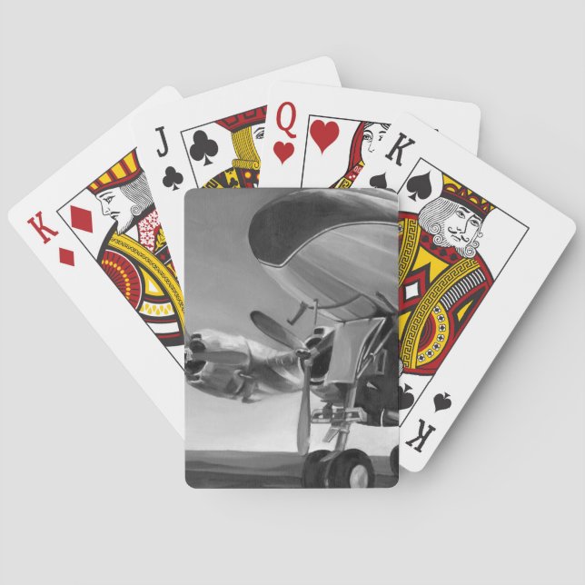 Jeu De Cartes Icône Aviation (dos)