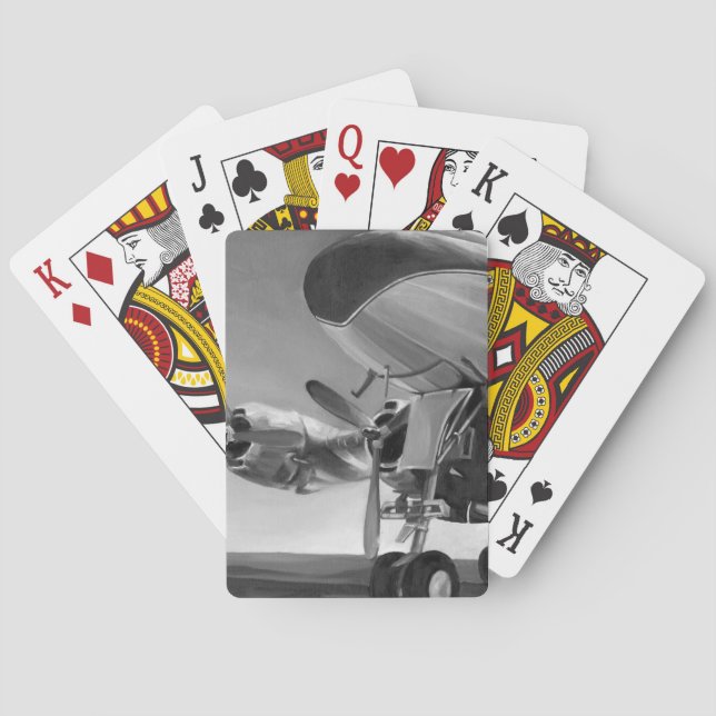 Jeu De Cartes Icône Aviation (dos)