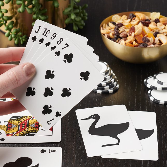 Jeu De Cartes Icône Black Duck Bird (Créateur téléchargé)