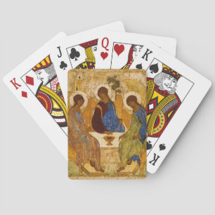 Jeu De Cartes Icône de la Sainte Trinité d'Andreï Roublev religi
