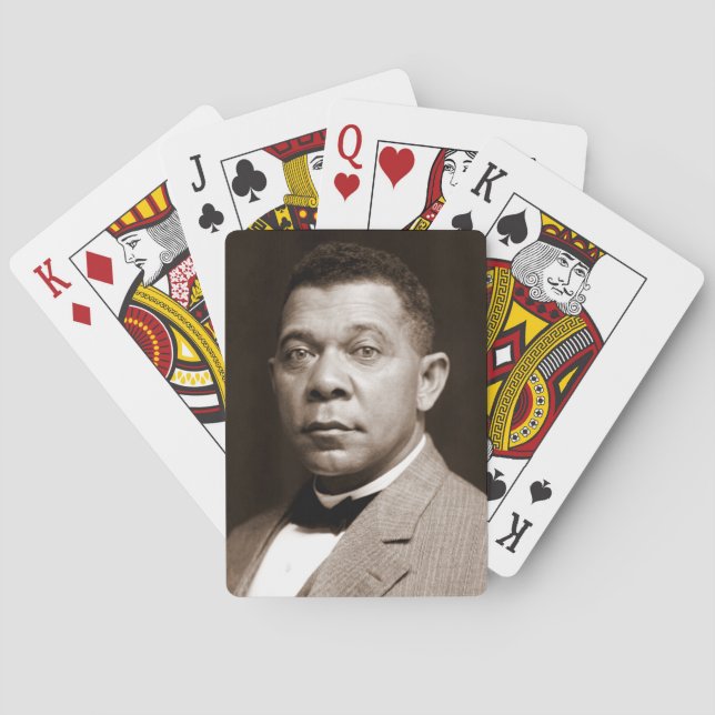 Jeu De Cartes Icône de l'histoire noire : Booker T. Washington,  (dos)