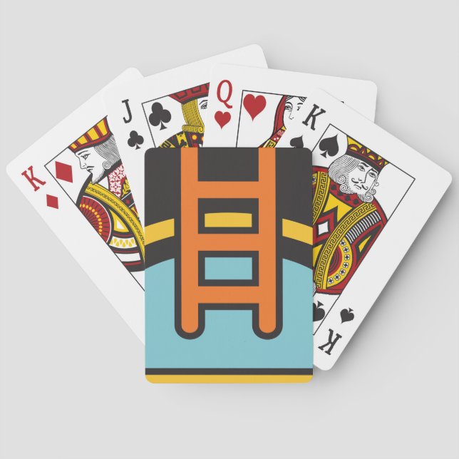 Jeu De Cartes Icône de piscine colorée (dos)