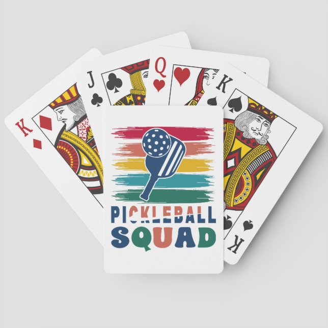 Jeu De Cartes Idée cadeau pour joueurs de pickleball (dos)